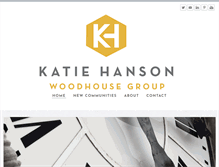 Tablet Screenshot of katiehanson.com